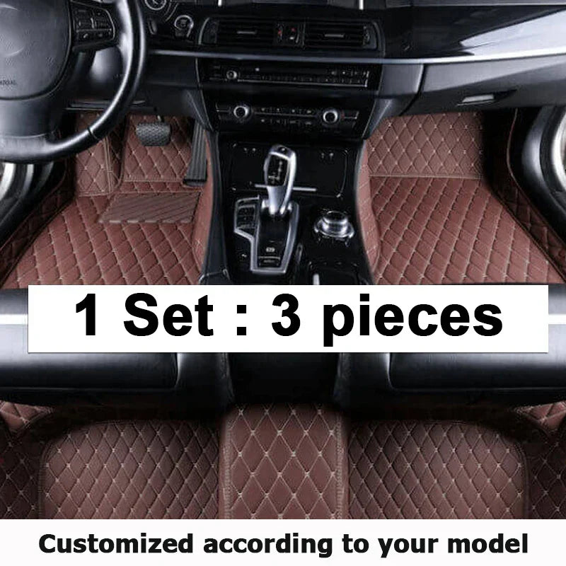 Custom Made Leather Car Floor Mats For Toyota