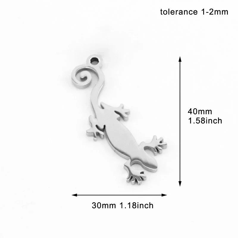 10pcs I Love My Cat Dog Animals Stainless