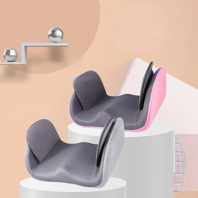 Pelvic seat cushion, crotch retraction, hip bone lifting,