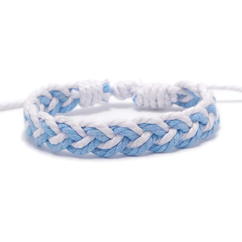 Ethnic Thread Bracelet Retro Handmade Boho Multicolor Braided