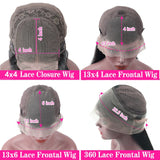 Body Wave Highlight Wig Human Hair 13x6 Hd