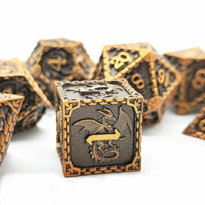 Special Offer Resin Metal Dice Set Sample With