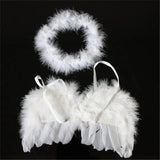 Newborn Photography Accessories Wing Baby Photo Props Handmade Costumes For Infants Fotografia Crochet Costumes For Baby New