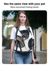 Puppy Kitten Travel Chest Sling Bag Pet Front