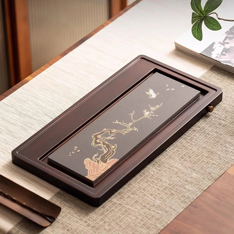 Kitchen Gadget Tea Tray Wood Coffeeware Teaware Office
