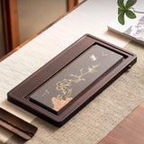 Kitchen Gadget Tea Tray Wood Coffeeware Teaware Office