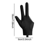 1pcs Polyester Spandex Snooker Billiard Cue Glove Pool