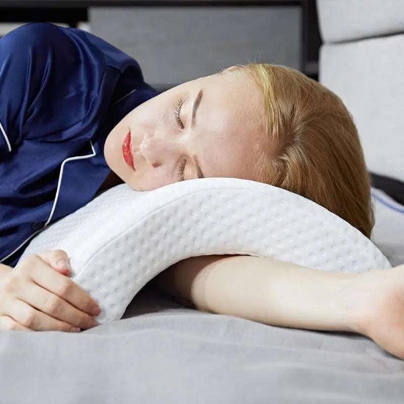U-Shaped Curved Orthopedic Pillow for Sleep Memeory Foam
