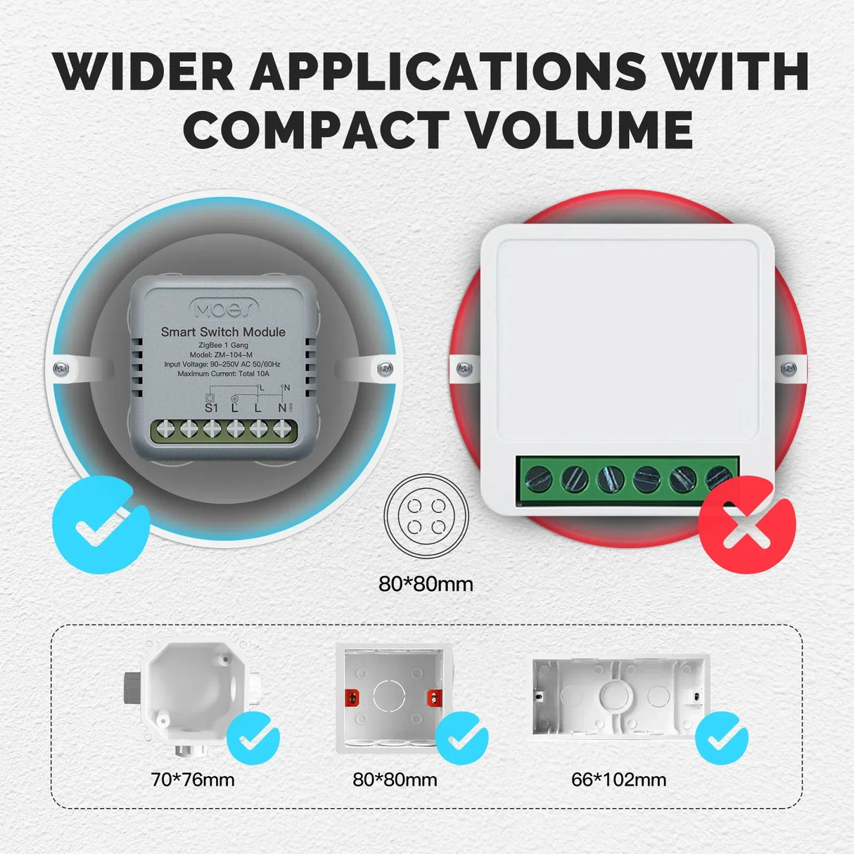 MOES Star Ring Series Mini Tuya WiFi/Zigbee Smart