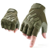 Tactical Fingerless Gloves SWEAT Army Military Airsoft Combat
