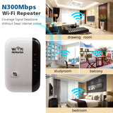 WPS Router 300Mbps Wireless WIFI Repeater WiFi Extender