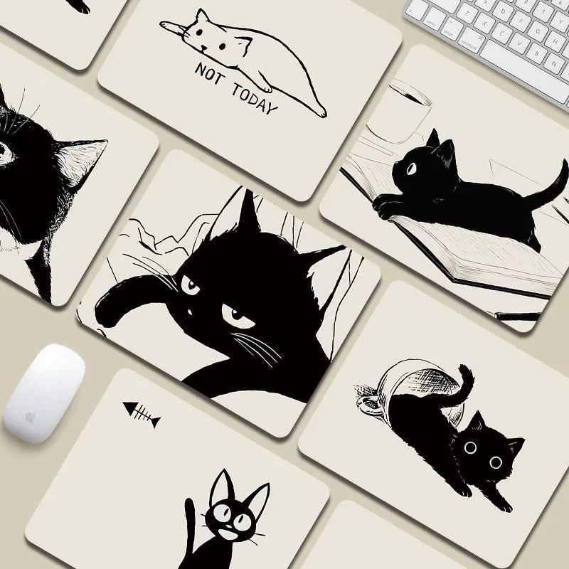 Mouse Mat Cat Mause Pad Cute Cartoon Gaming