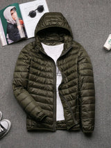 Winter Ultra Lightweight Down Jacket Men's Fashion Short