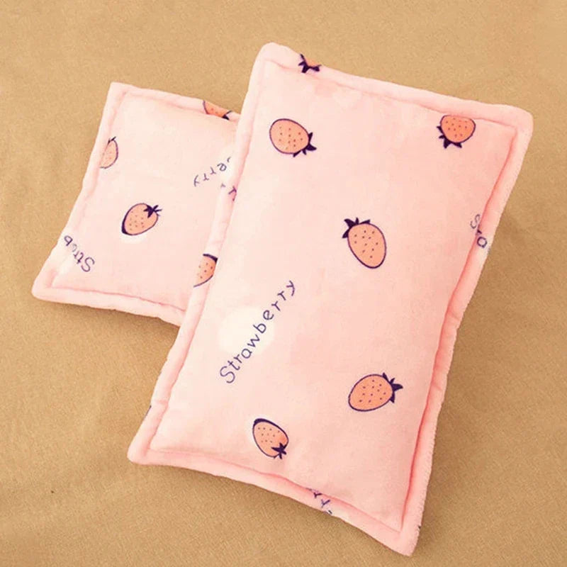 Autumn Winter Coral Velvet Children's Pillow Case Cartoon