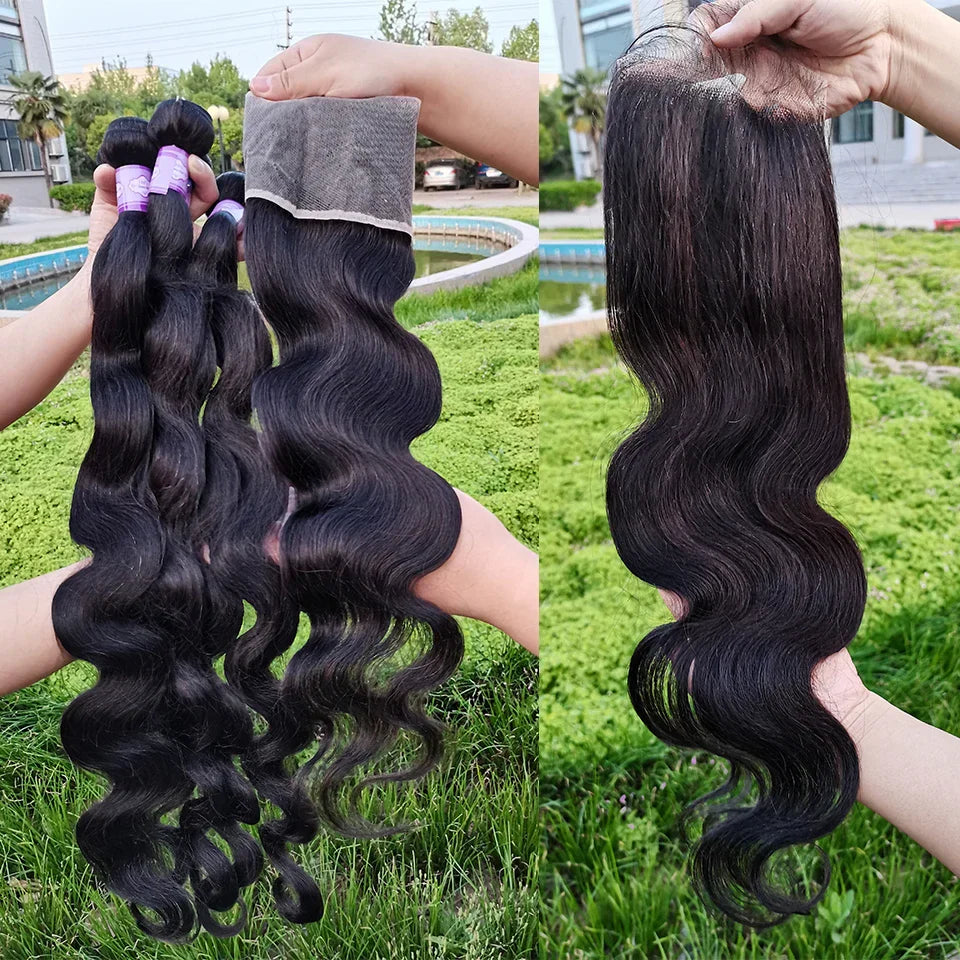30 40 Inch Body Wave Human Hair 3