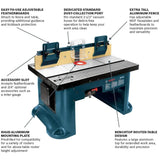 RA1181 Benchtop Router Table 27 in. x 18