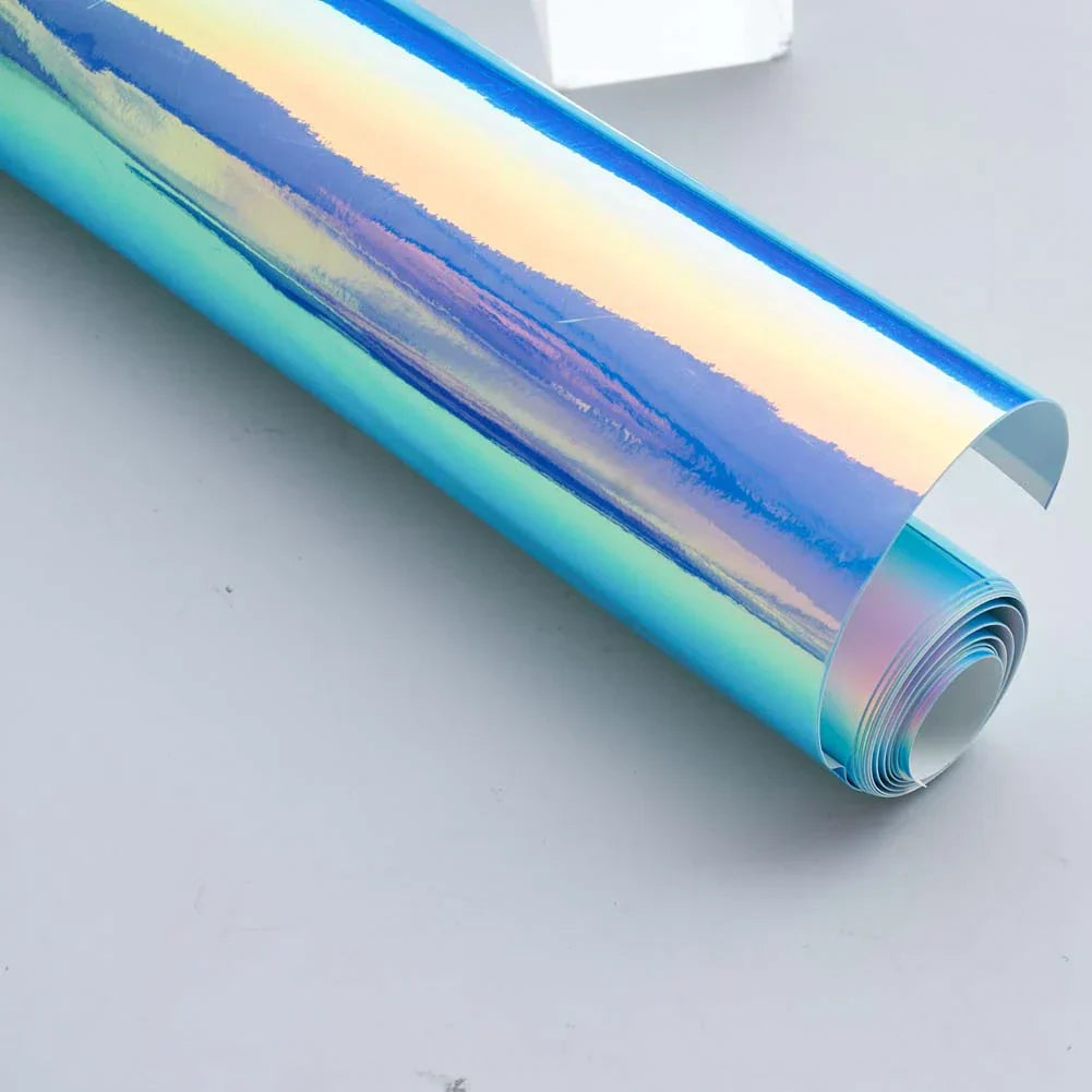 Holographic Rainbow Chrome Car Motorcycle Wrap Film Sticker - 20/30/50CM x 1.35M