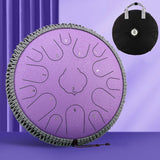 Hluru 15 Notes Glucophone Steel Tongue Drum 13