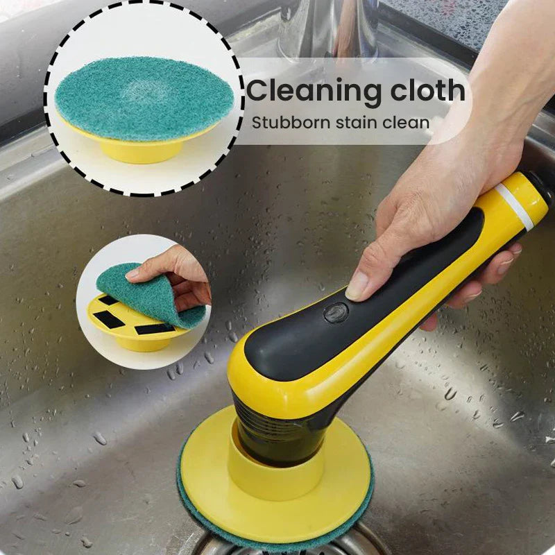 Electric Cleaning Turbo Scrub Brush Wireless Window Wall