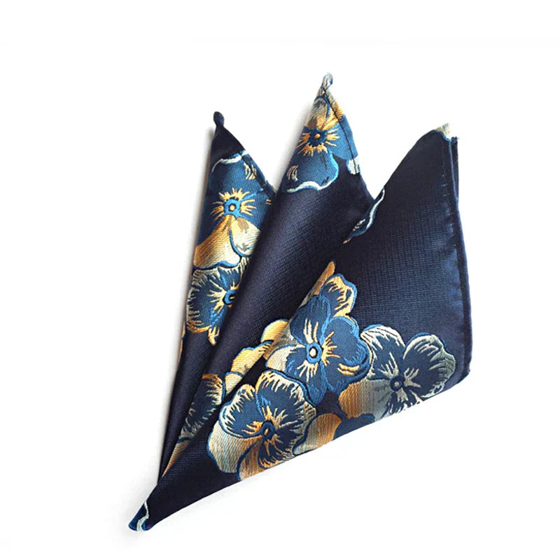 1PC Luxury Formal Wedding Fashion Handkerchiefs Colorful Mens