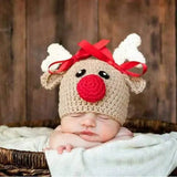 Newborn Photography Props Costume Hat Cape Set Crochet Knit Clothes Studio Photography Accessories Halloween Costumes