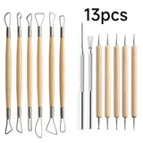 Pottery Clay Sculpting Tools Kit 8-61 Pcs/Set, Ceramic