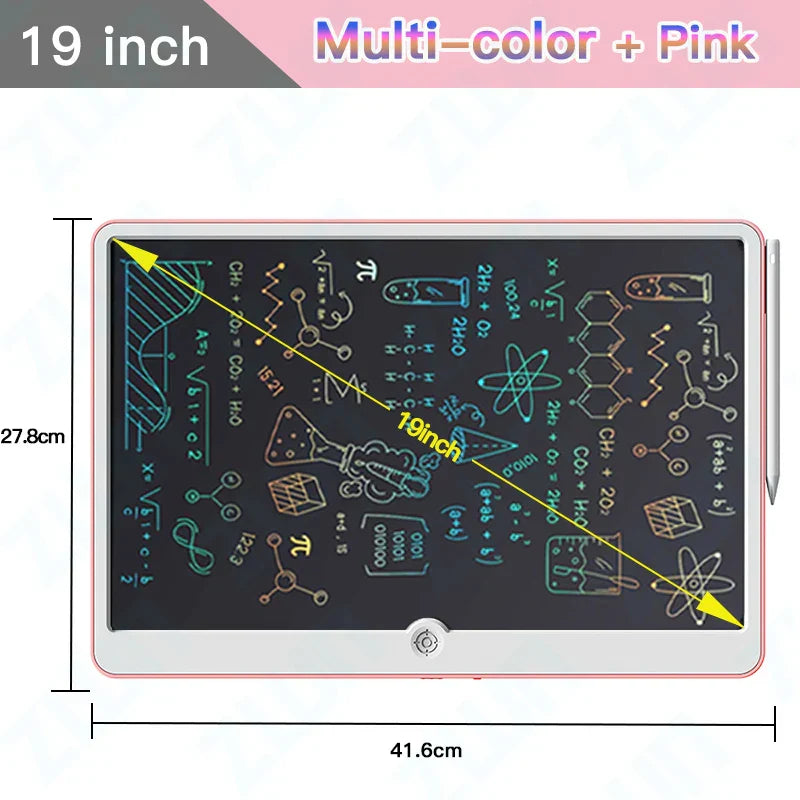 19inch LCD Writing Board,Art Writing Painting Children Tools,