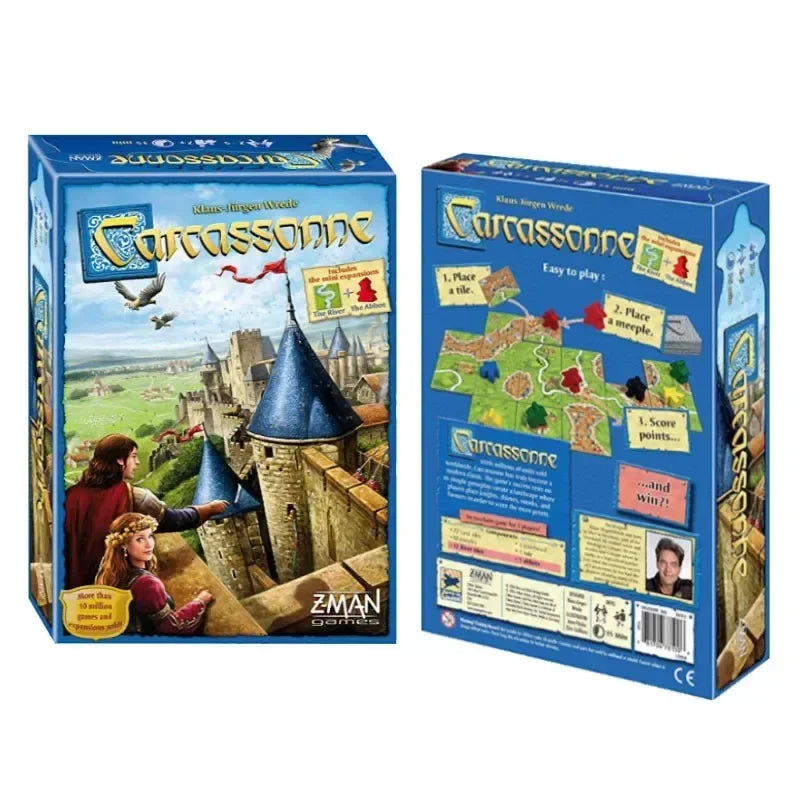 Carcassonne Winter Edition Board Game 2-5 Players For