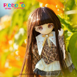 Ob11 Doll Wigs Soft Cute Braid Hair Bangs