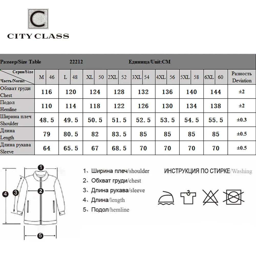 CITY CLASS Winter Popular Casual Jacket Coats for