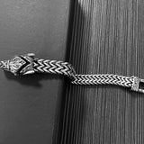 Nordic Viking Bracelet for Men Vintage Wolf Head