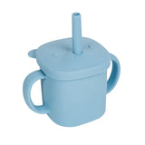 Modabebe Baby Feeding Cups Cute Animal Silicone Straw