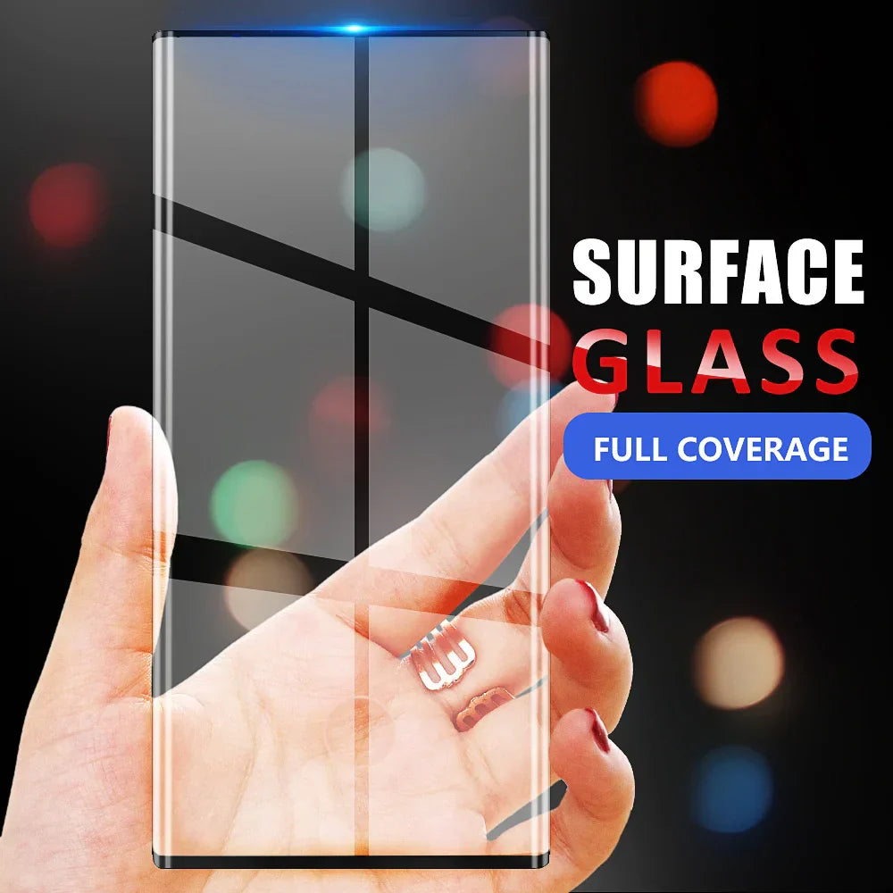 2pcs Full Cover Tempered Glass For Samsung Galaxy