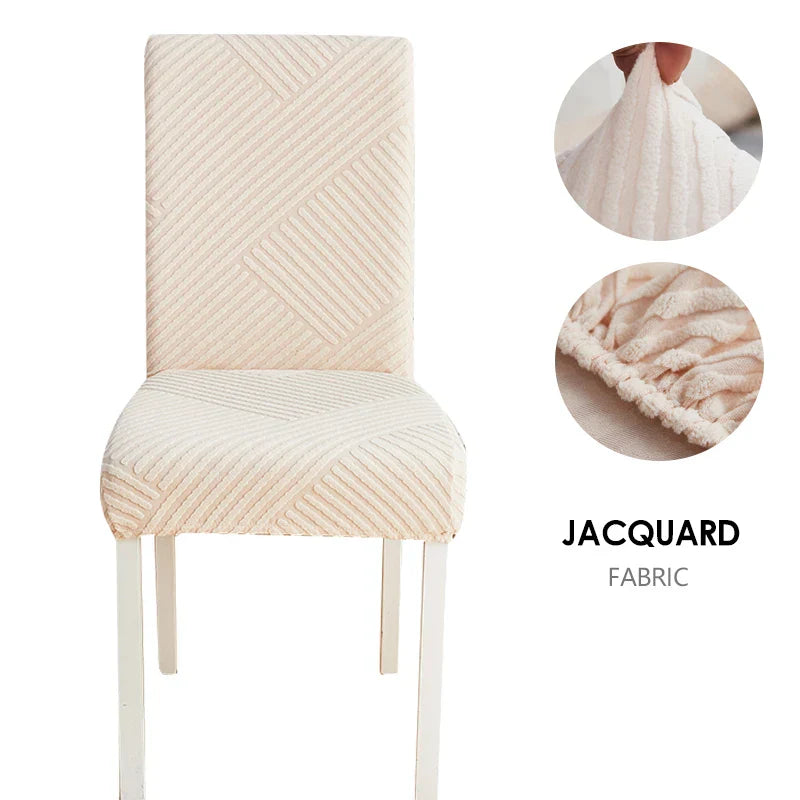 Jacquard Fabric Chair Cover Universal Size Chair Covers