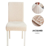 Jacquard Fabric Chair Cover Universal Size Chair Covers