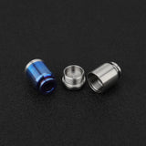 TC4 Titanium Alloy Bottle Shape Paracord Bead Necklace