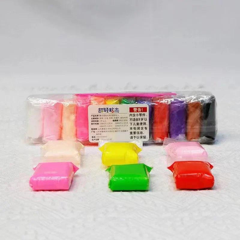 36 Colors Air Dry Plasticine Modeling Clay for