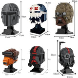 Space Wars Wreckers- Helmets Samurai Helmet Building Blocks