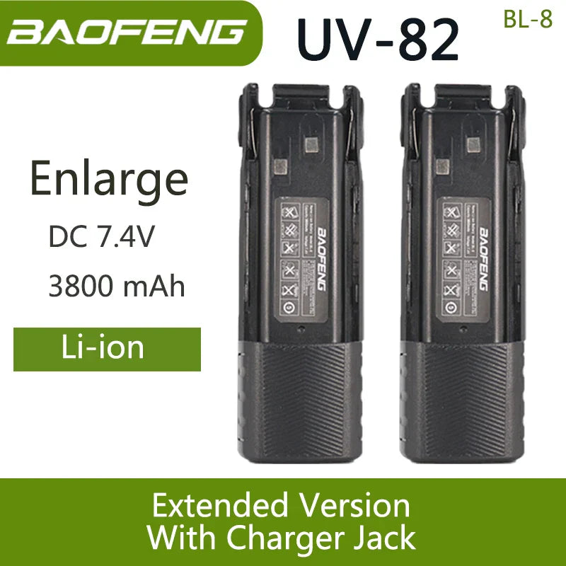 Baofeng UV 82 BL-8 Battery Walkie Talkie Ham