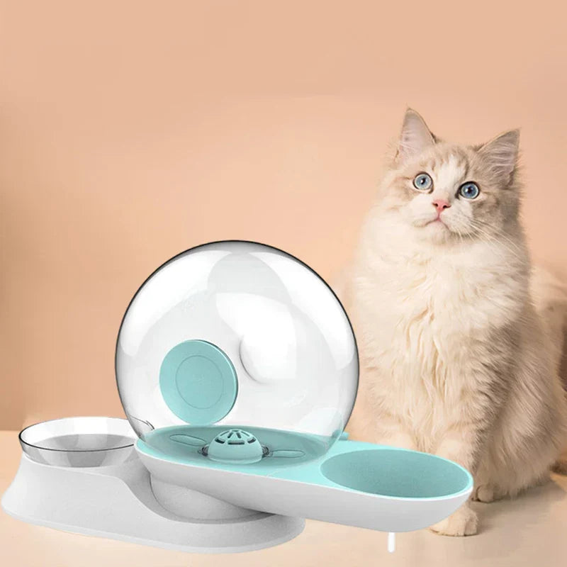 2.8 L Pet Automatic Feeder Large Drinking Bowl