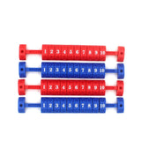 2pcs Durable Blue Red Plastic Scoring Units Counters