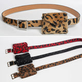 Women's Leopard Print Belt Bag for Autumn/Winter Fashion