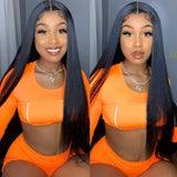 HD Transparent Lace Frontal Human Hair Wigs 13X6