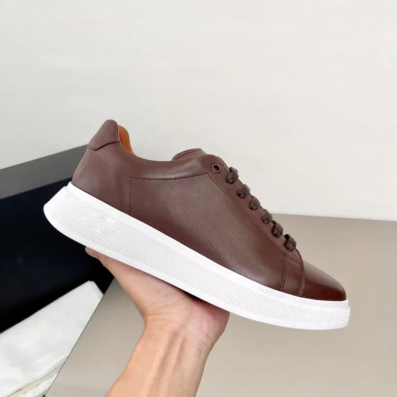 2022 Luxury Men's Sports Shoes – Calf Leather Details