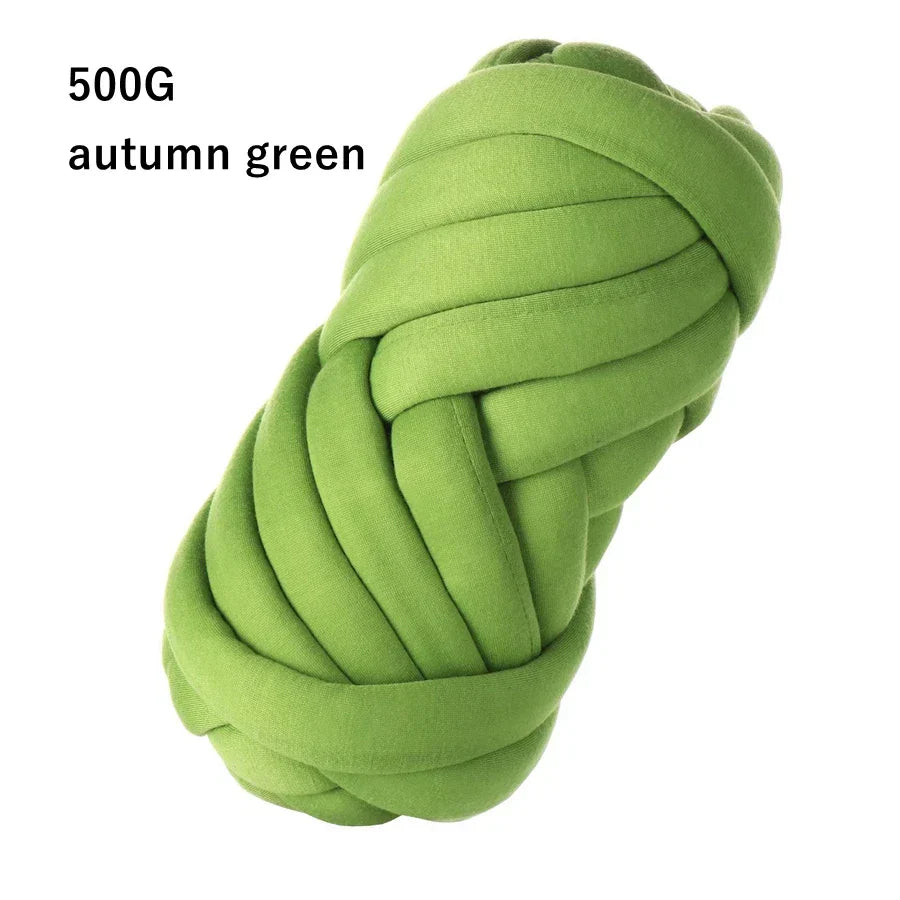 500g/1kg Thick Chunky Yarn Cored Cotton Wool Tube