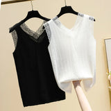 Large Plus Size 3XL 4XL Women Knitted Vest