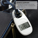 Pedometer Key Chain Activity Record Steps Sports Accessories