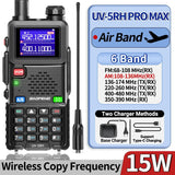 UV-5RH Pro Max 15W Air Band Walkie Talkie