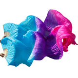 Belly Dance Fan 100% Real Silk Veils 1pc