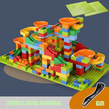 168-336PCS Marble Race Run Blocks Maze Ball Track